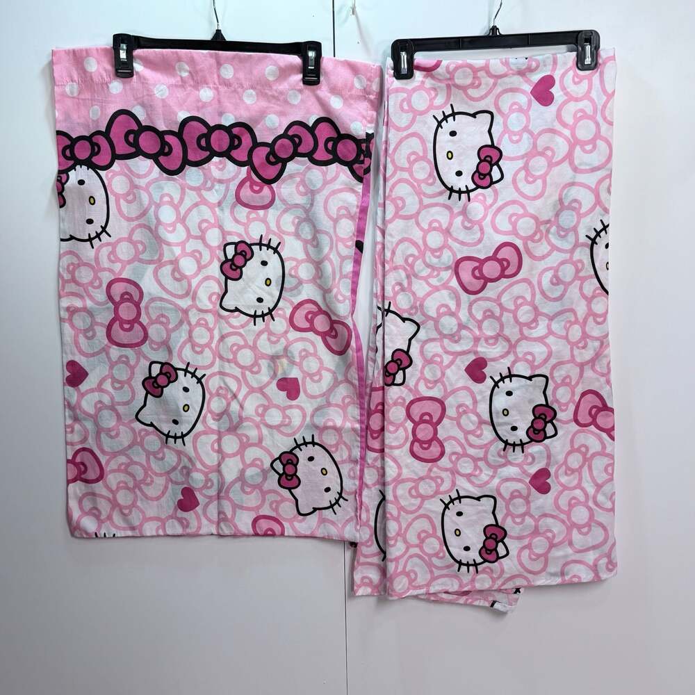 Vintage Hello Kitty Franco Manufacturing Twin Sheet Set